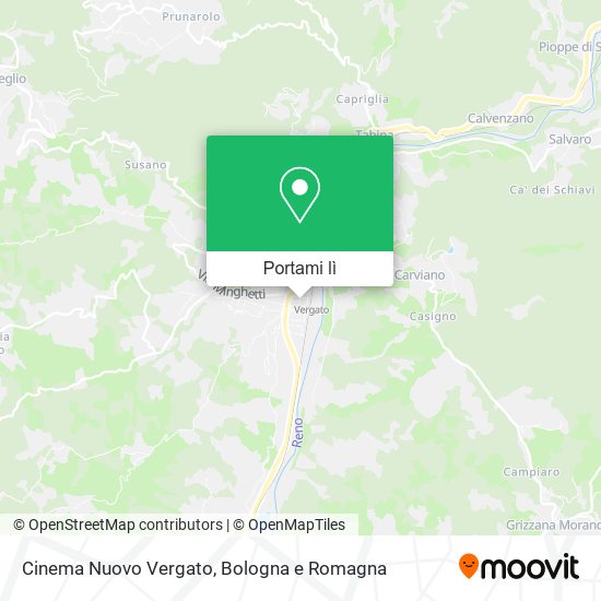 Mappa Cinema Nuovo Vergato