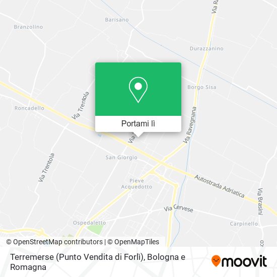 Mappa Terremerse (Punto Vendita di Forlì)