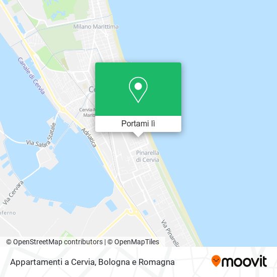 Mappa Appartamenti a Cervia
