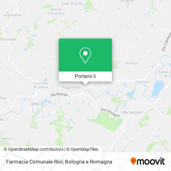 Mappa Farmacia Comunale Riol