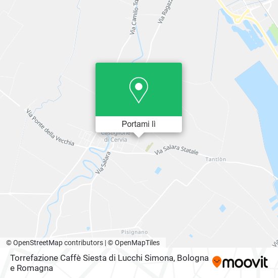 Mappa Torrefazione Caffè Siesta di Lucchi Simona
