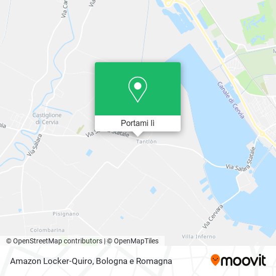 Mappa Amazon Locker-Quiro