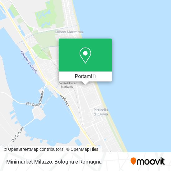 Mappa Minimarket Milazzo