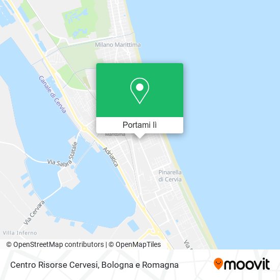 Mappa Centro Risorse Cervesi