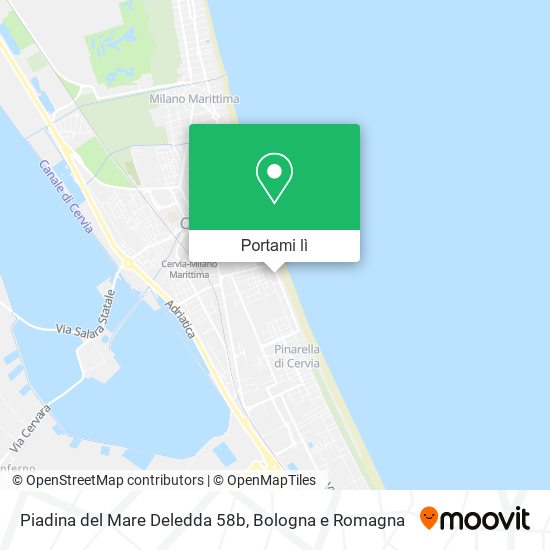 Mappa Piadina del Mare Deledda 58b