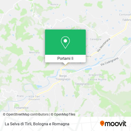 Mappa La Selva di Tirli