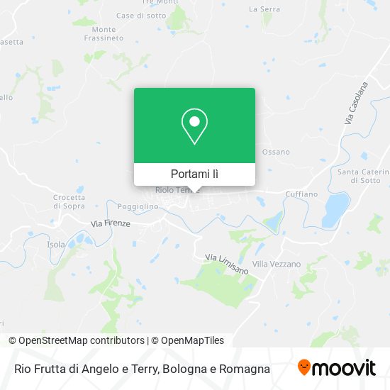 Mappa Rio Frutta di Angelo e Terry