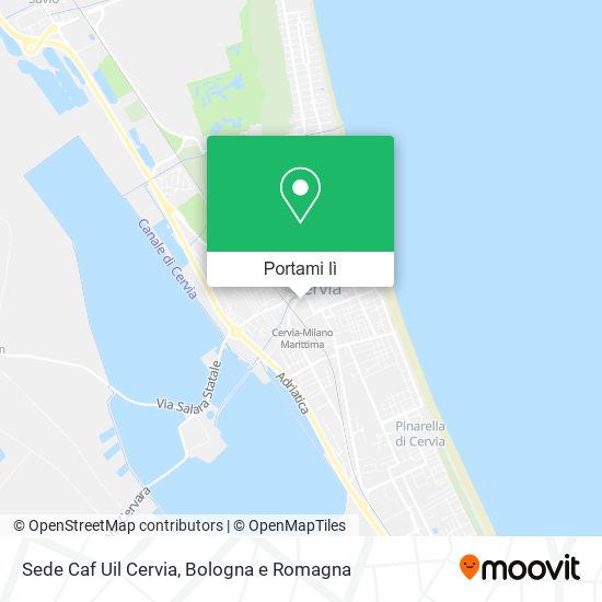Mappa Sede Caf Uil Cervia