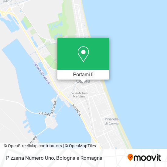 Mappa Pizzeria Numero Uno