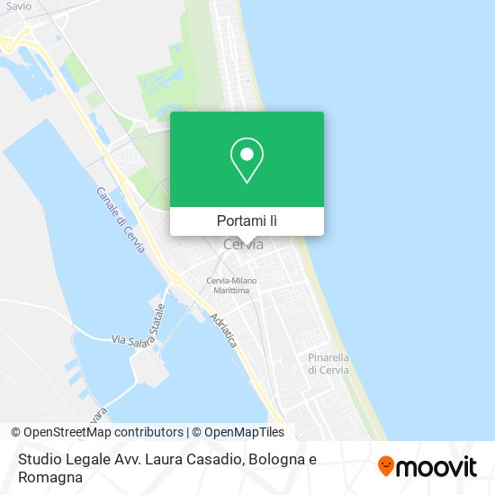 Mappa Studio Legale Avv. Laura Casadio