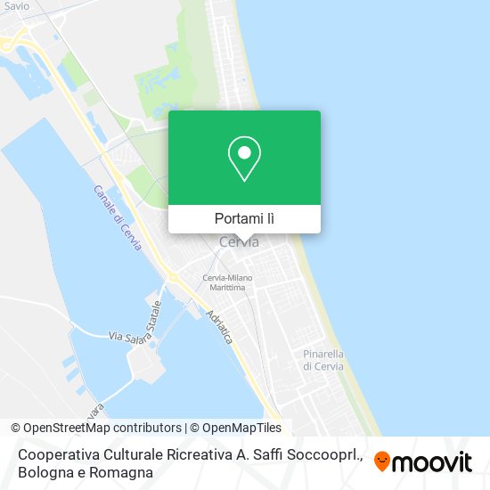 Mappa Cooperativa Culturale Ricreativa A. Saffi Soccooprl.