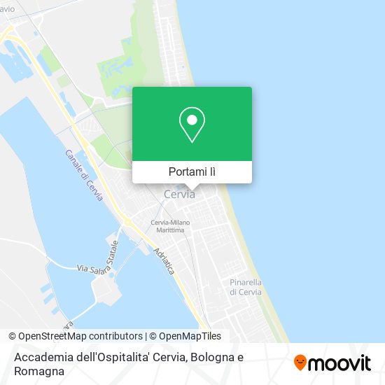 Mappa Accademia dell'Ospitalita' Cervia