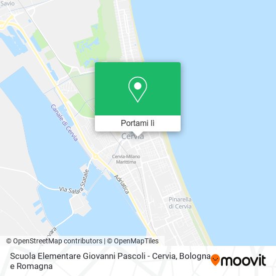 Mappa Scuola Elementare Giovanni Pascoli - Cervia