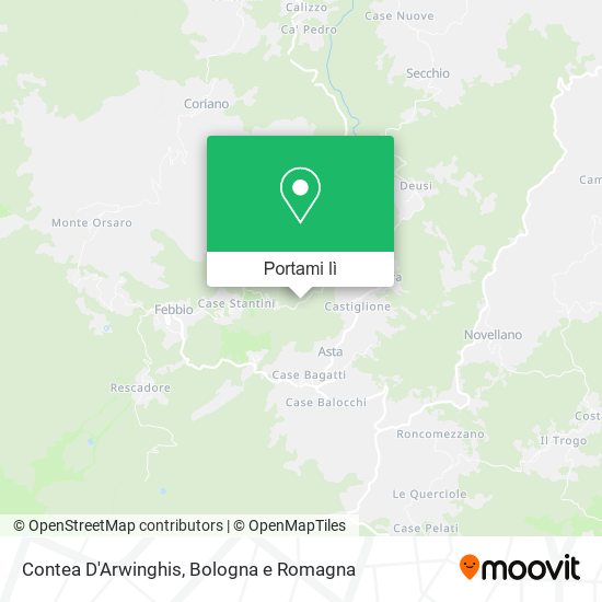 Mappa Contea D'Arwinghis