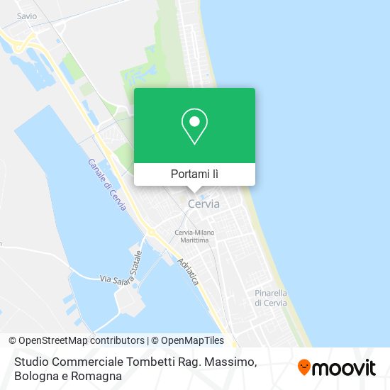 Mappa Studio Commerciale Tombetti Rag. Massimo