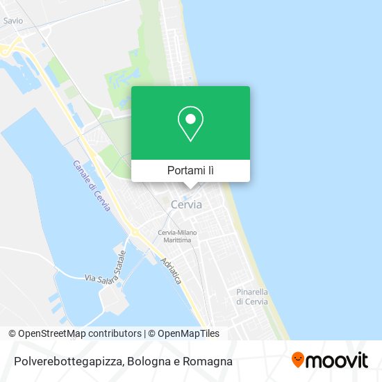 Mappa Polverebottegapizza