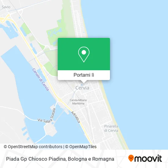 Mappa Piada Gp Chiosco Piadina