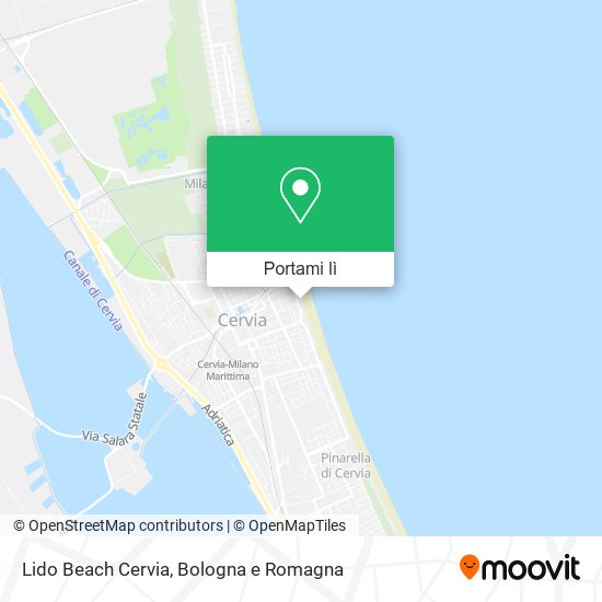 Mappa Lido Beach Cervia