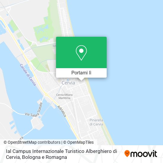 Mappa Ial Campus Internazionale Turistico Alberghiero di Cervia