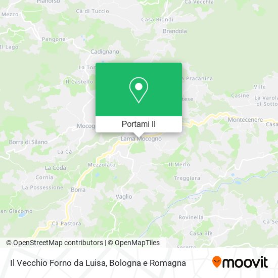 Mappa Il Vecchio Forno da Luisa