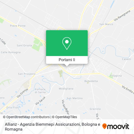 Mappa Allianz - Agenzia Biemmepi Assicurazioni