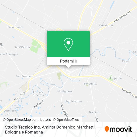 Mappa Studio Tecnico Ing. Aminta Domenico Marchetti