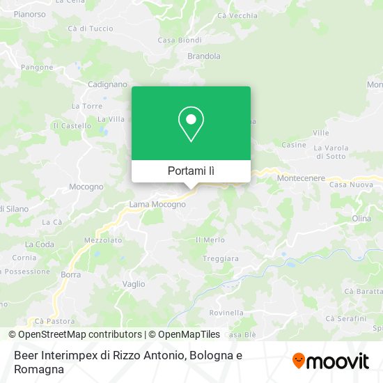 Mappa Beer Interimpex di Rizzo Antonio