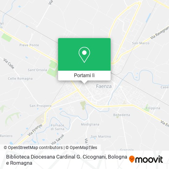 Mappa Biblioteca Diocesana Cardinal G. Cicognani