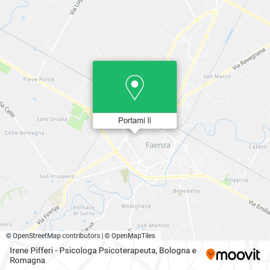 Mappa Irene Pifferi - Psicologa Psicoterapeuta