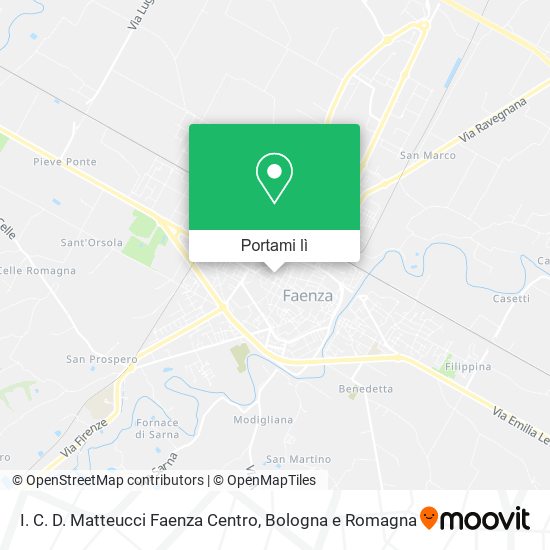 Mappa I. C. D. Matteucci Faenza Centro