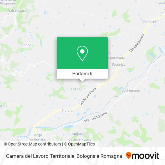 Mappa Camera del Lavoro Territoriale