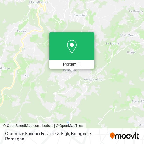 Mappa Onoranze Funebri Falzone & Figli