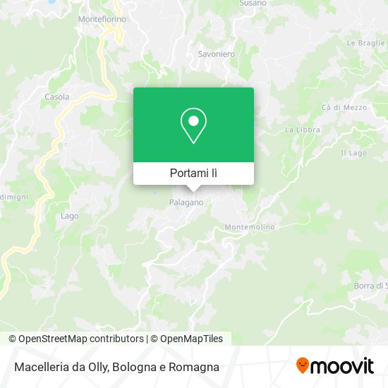 Mappa Macelleria da Olly