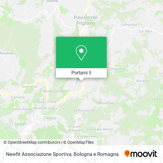 Mappa Newfit Associazione Sportiva