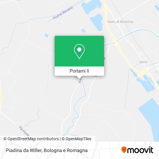 Mappa Piadina da Willer