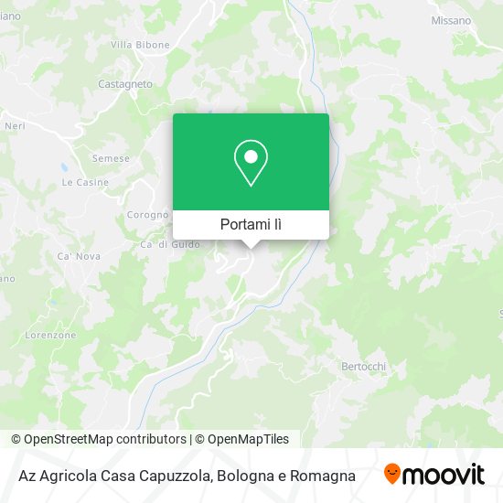 Mappa Az Agricola Casa Capuzzola