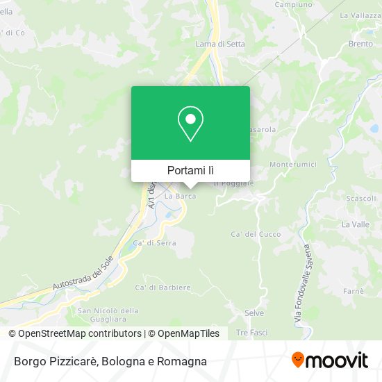 Mappa Borgo Pizzicarè