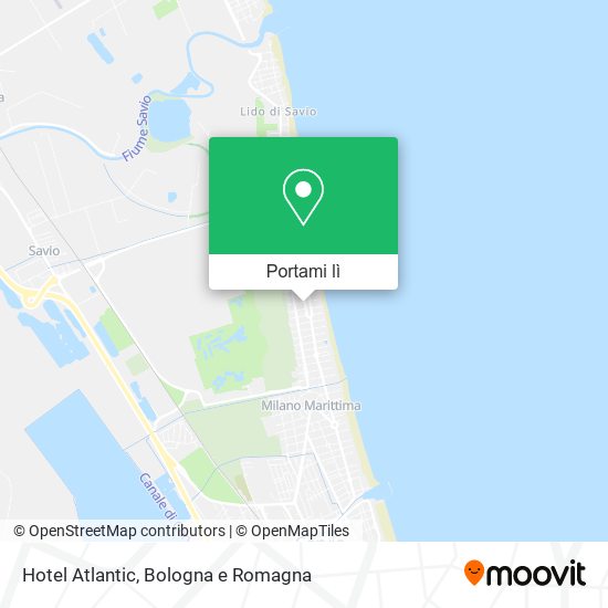 Mappa Hotel Atlantic