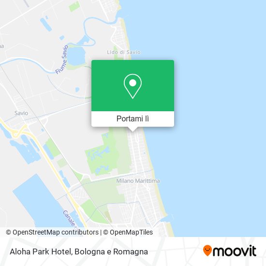 Mappa Aloha Park Hotel