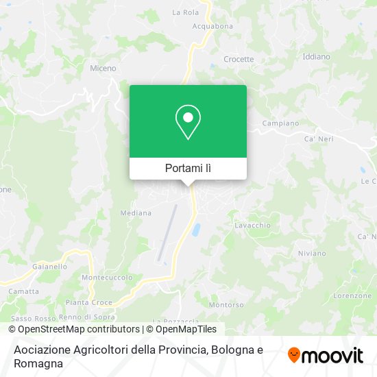 Mappa Aociazione Agricoltori della Provincia