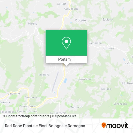 Mappa Red Rose Piante e Fiori