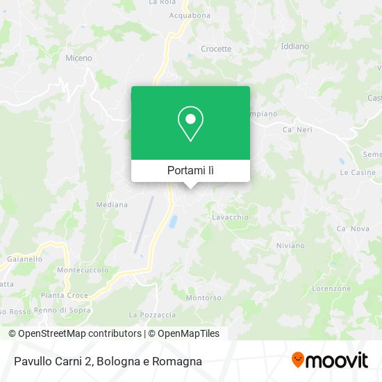 Mappa Pavullo Carni 2