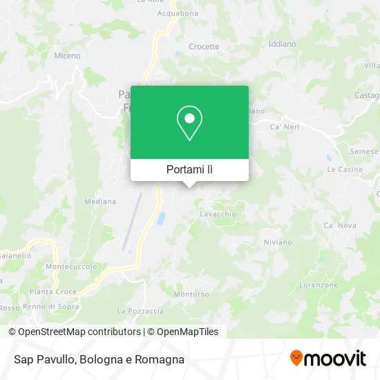 Mappa Sap Pavullo