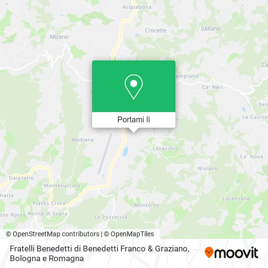 Mappa Fratelli Benedetti di Benedetti Franco & Graziano