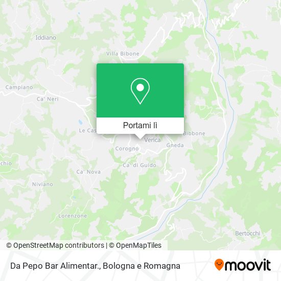 Mappa Da Pepo Bar Alimentar.