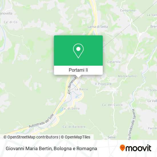 Mappa Giovanni Maria Bertin