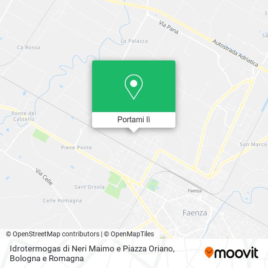 Mappa Idrotermogas di Neri Maimo e Piazza Oriano