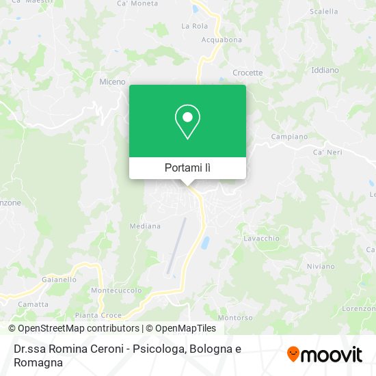 Mappa Dr.ssa Romina Ceroni - Psicologa
