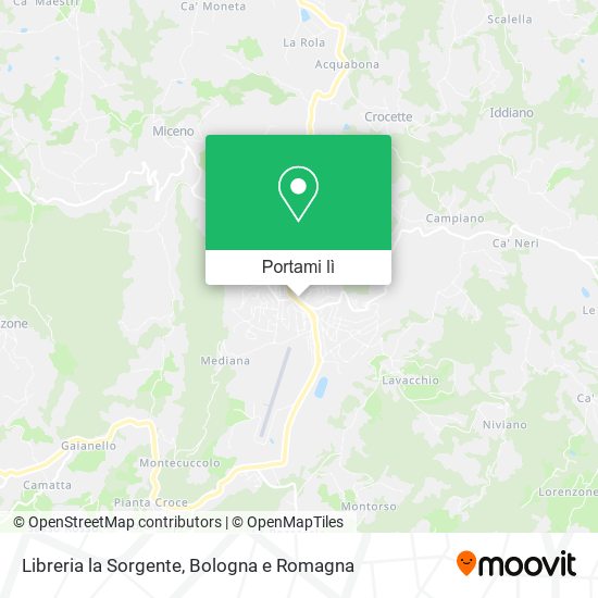 Mappa Libreria la Sorgente
