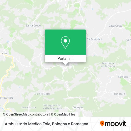 Mappa Ambulatorio Medico Tole
